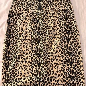 Forever 21 Animal Print Pencil Skirt